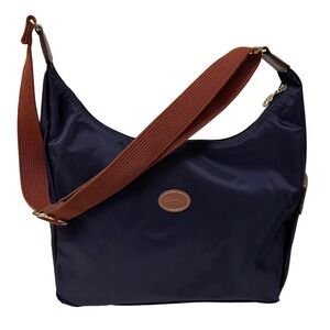 Longchamp Le Pliage Neo Nylon Purple Hobo Shoulder Bag